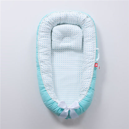 Compact Folding Baby Crib for Home and Travel