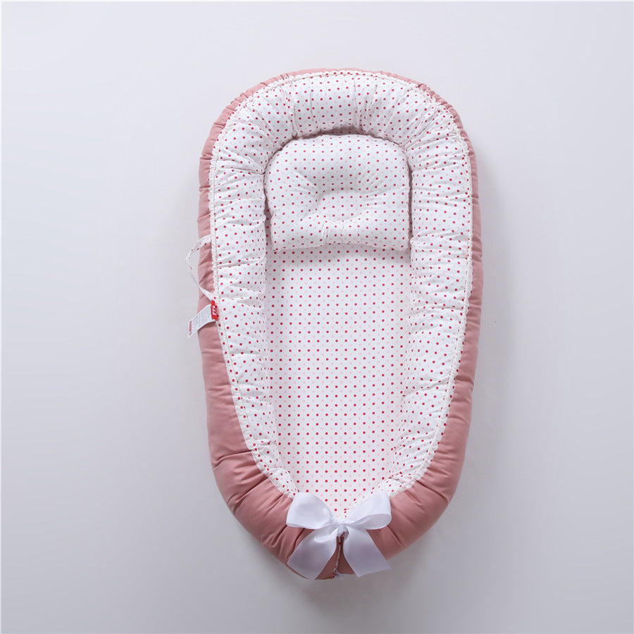 Compact Folding Baby Crib for Home and Travel