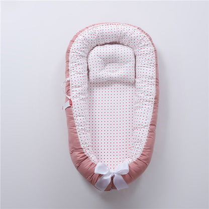 Compact Folding Baby Crib for Home and Travel