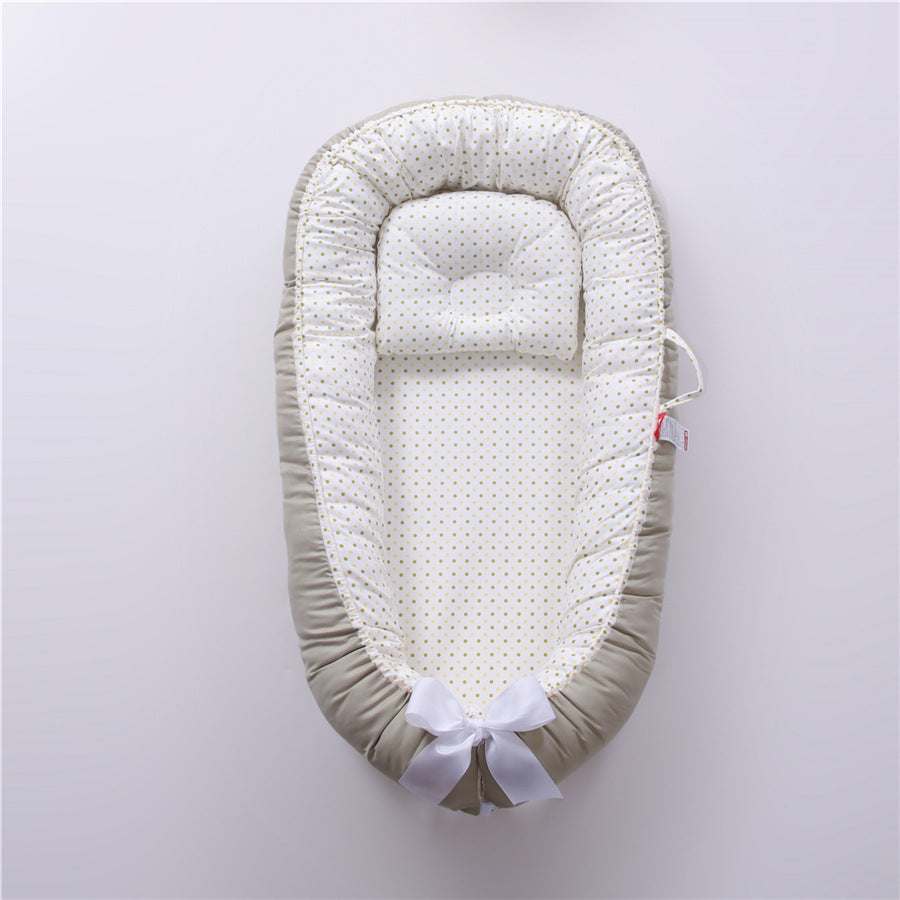 Compact Folding Baby Crib for Home and Travel