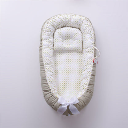 Compact Folding Baby Crib for Home and Travel