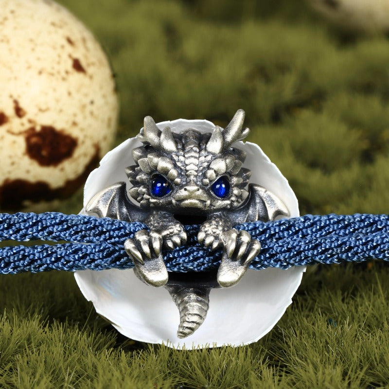 Custom Baby Dragon Charm Bangle