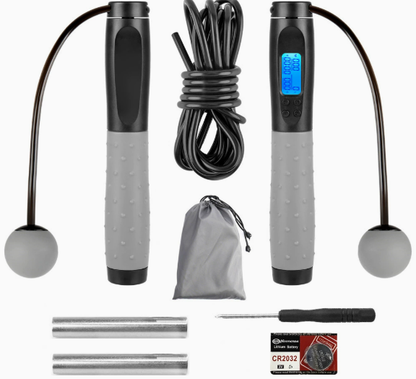 Wireless Fitness Jump Rope with Step Counter
