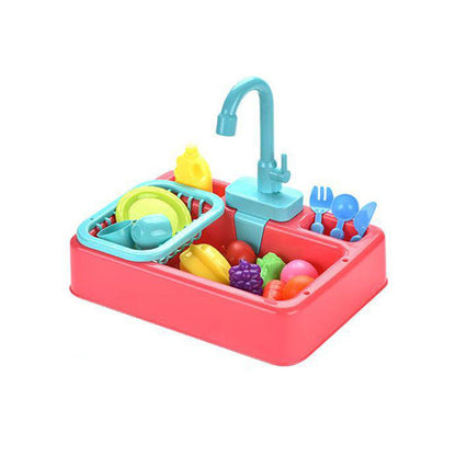 Colorful Kids Play Kitchen Water Table - Luxicro