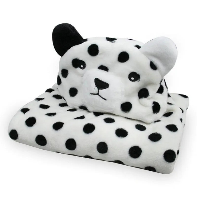 Cozy Kids Hooded Towel with Fun Animal Print