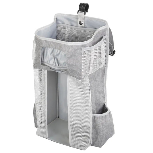 Baby Crib Storage Diaper Changing Organizer - Luxicro
