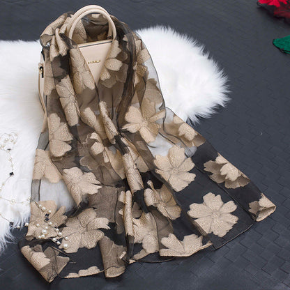 Beautiful Soft Floral Scarf