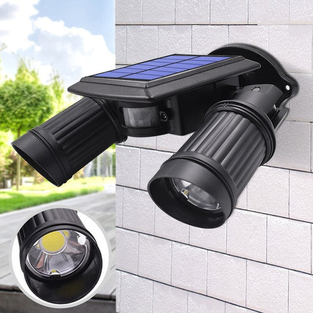 Bright Outdoor Motion Activated Solar Powered LED Lights - Luxicro