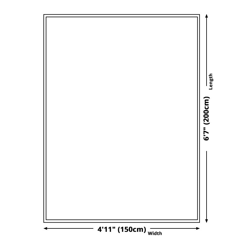 Soft Non-Slip 3D Arch Pattern Bedroom Rug