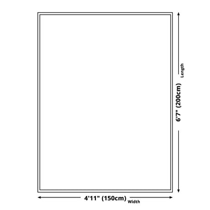 Soft Non-Slip 3D Arch Pattern Bedroom Rug