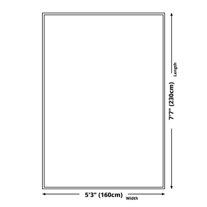 Soft Non-Slip 3D Arch Pattern Bedroom Rug