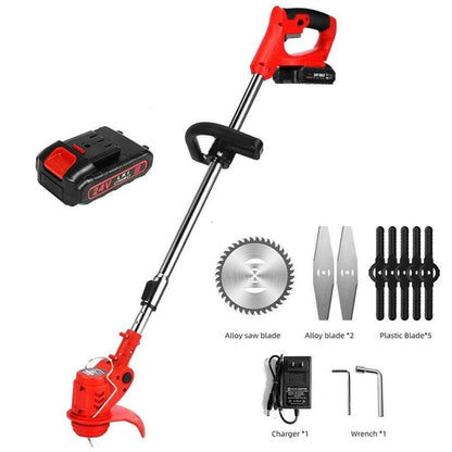 Cordless Garden Trimmer with Variable Cutting Height