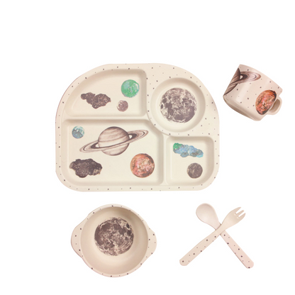 Adorable Baby Feeding Set - Plate, Bowl & Spoon