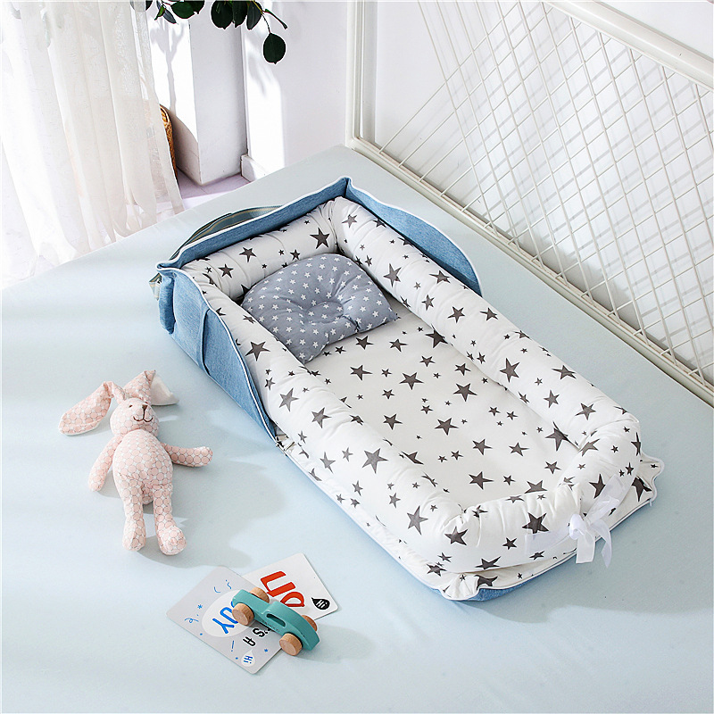 Portable Space Saving Baby Bed with Mattress