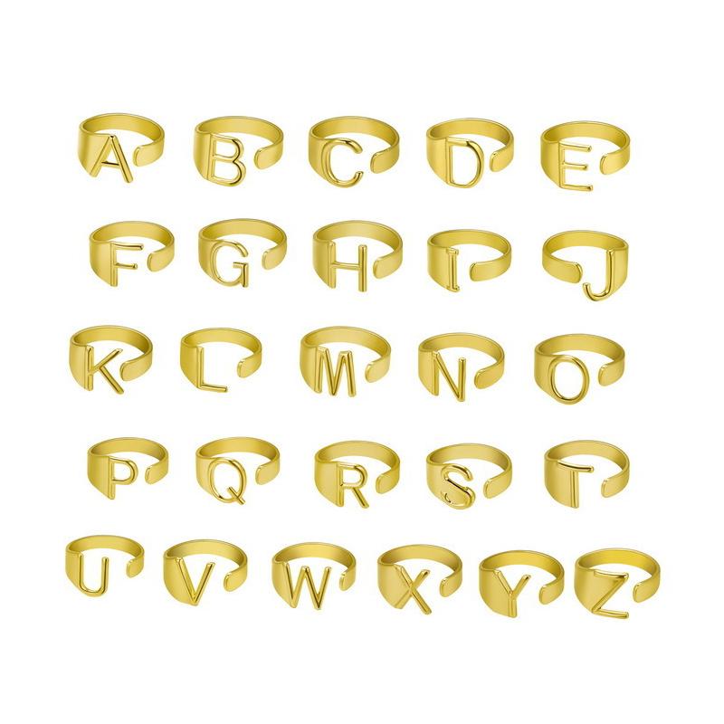 Personalized Initial Alphabet Ring