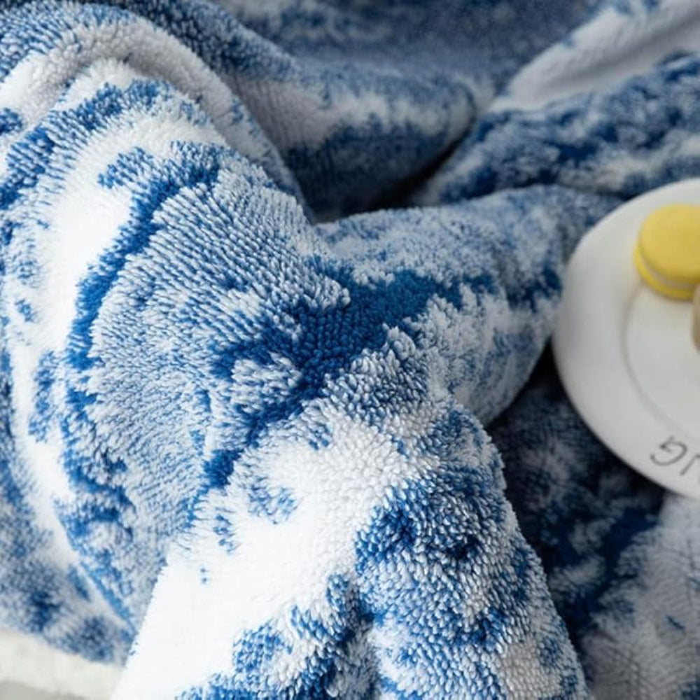 Plush Velvet Fleece Throw Blanket