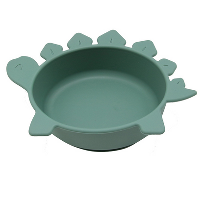 Cute Kids Dino Bowl with Grip Bottom