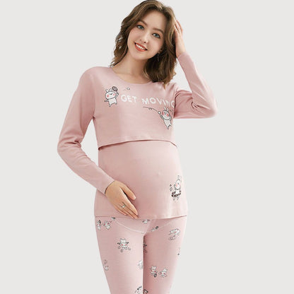 Cozy Maternity Night Dress for Lounging