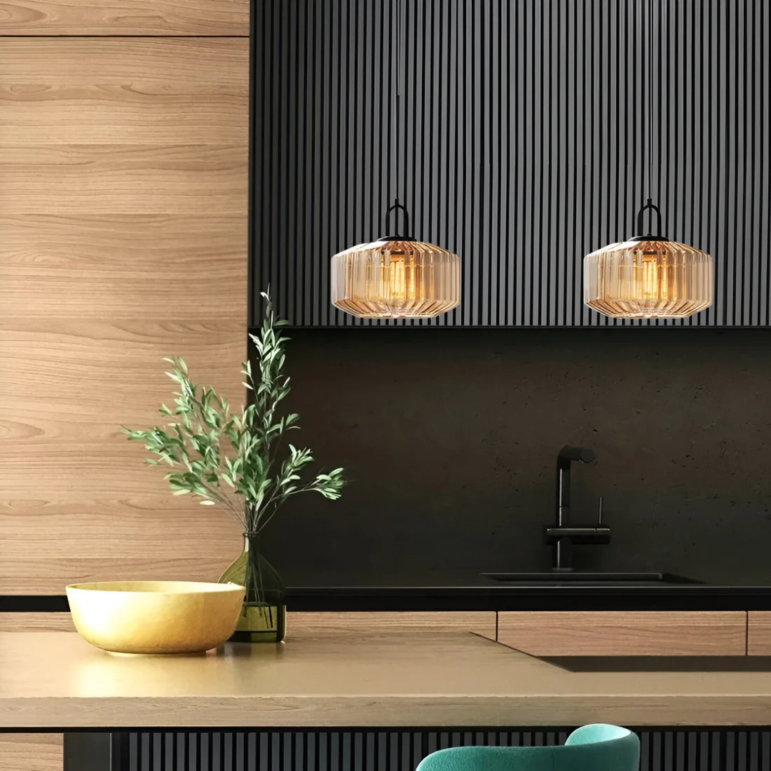 Classic Multicolor Hanging Glass Lamp