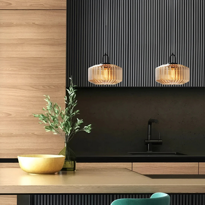 Classic Multicolor Hanging Glass Lamp