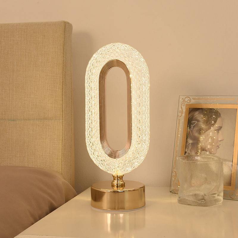 Elegant Clear Desk Lamp