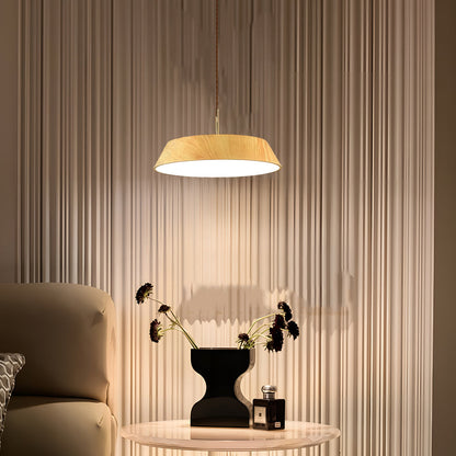 Natural Wood Japanese Pendant Light