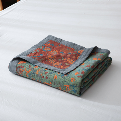 Classic Floral Throw Blanket