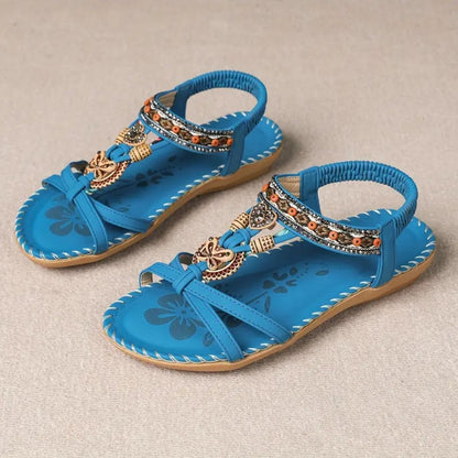 Glittery Fashion Butterfly Flip Flop Sandals