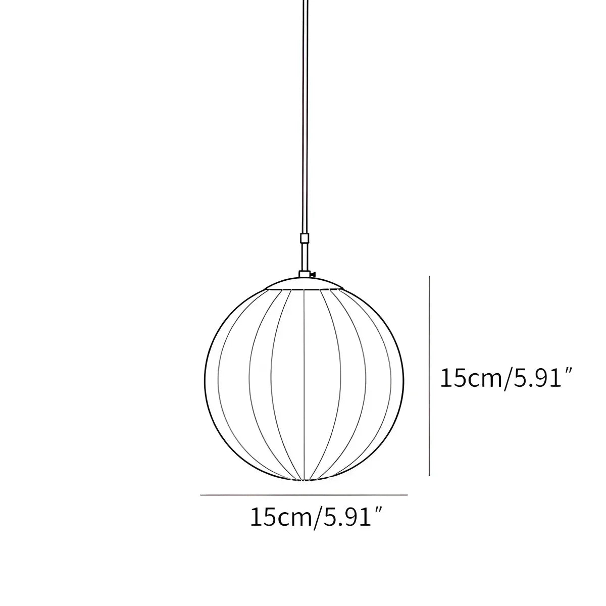 Stylish Aqua Blue Glass Globe Pendant Lighting
