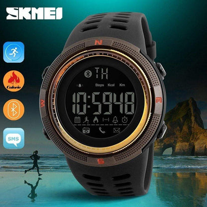 Sporty GPS Smartwatch with Heart Rate Tracker