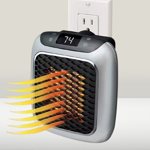 Compact Wall Mounted Ceramic Space Heater with Remote - Luxicro