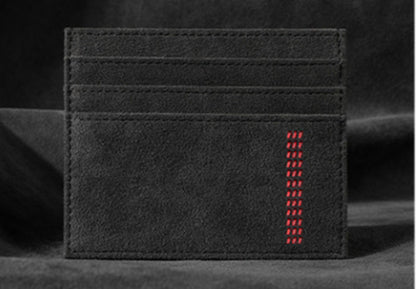 Slim Genuine Leather Men's Card Holder