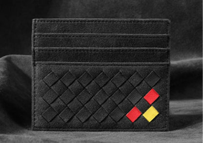 Slim Genuine Leather Men's Card Holder