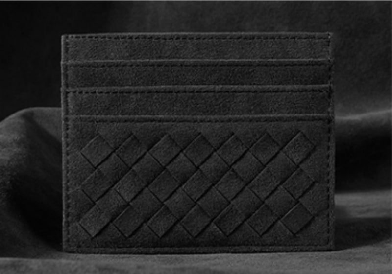 Slim Genuine Leather Men's Card Holder