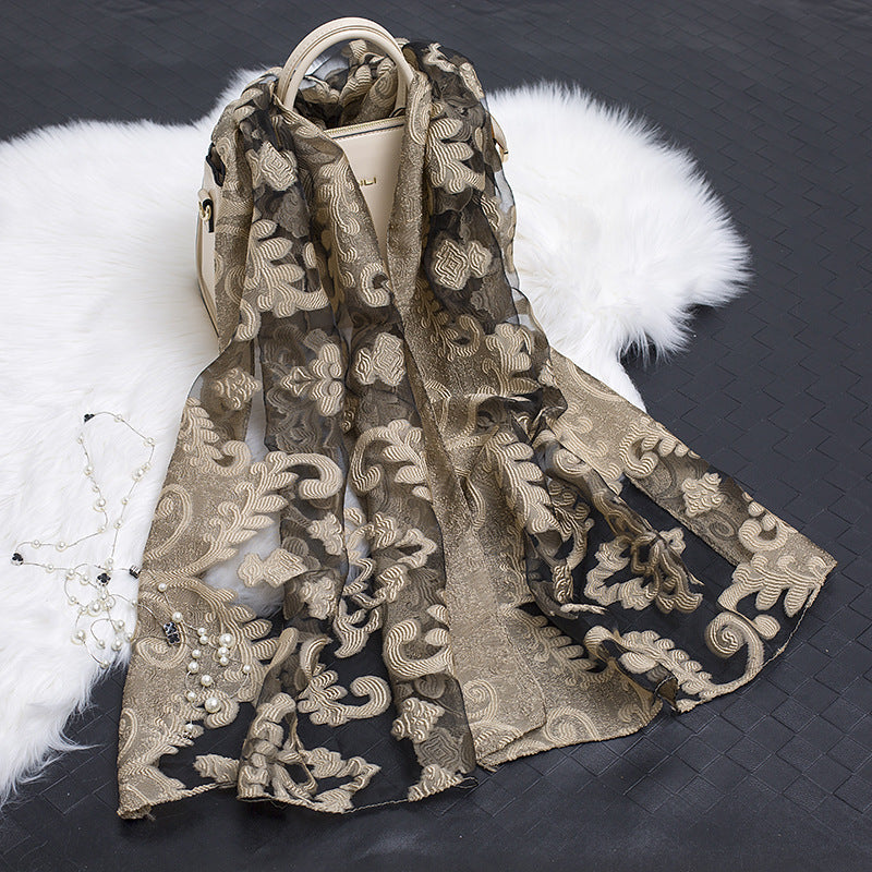Beautiful Soft Floral Scarf