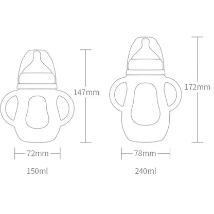 Easy Grip Baby Sippy Cup - Fun Silicone Animal Design
