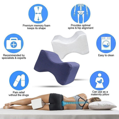 Supportive Ergonomic Knee Relief Pillow