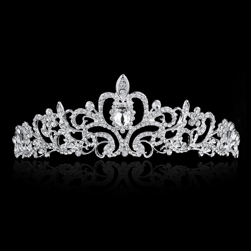 Dazzling Crystal Hair Crown Comb - Luxicro