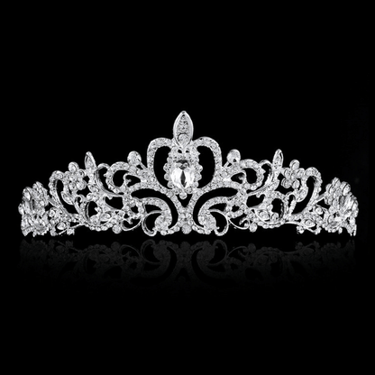Dazzling Crystal Hair Crown Comb - Luxicro
