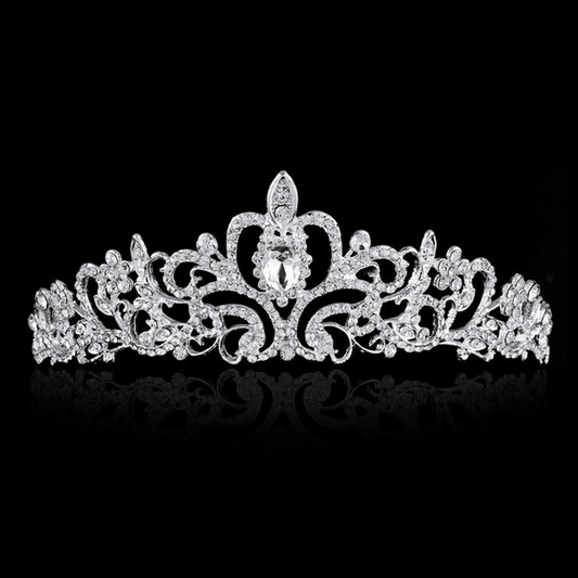 Dazzling Crystal Hair Crown Comb - Luxicro
