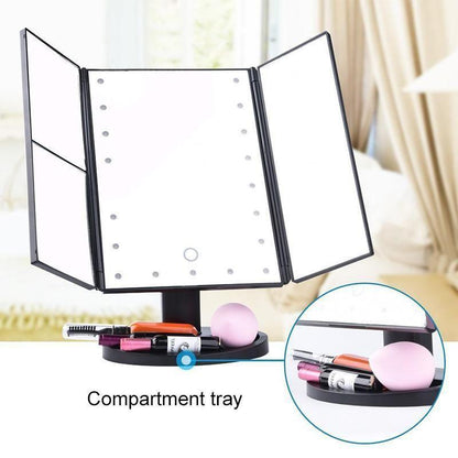 Bright LED Illuminated Cosmetic Mirror