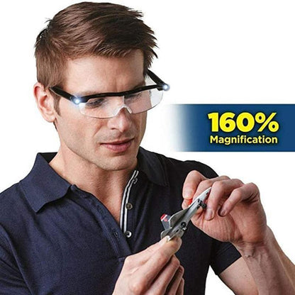 Illuminated Magnifying Reading Glasses