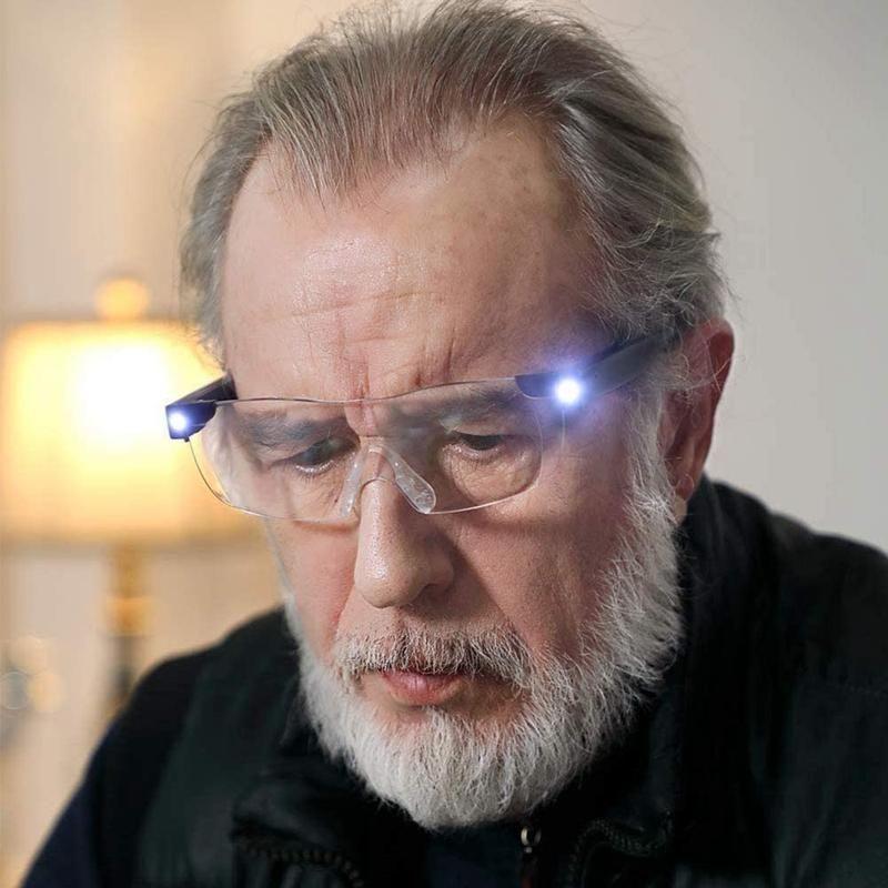 Illuminated Magnifying Reading Glasses