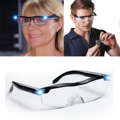 Illuminated Magnifying Reading Glasses - Luxicro