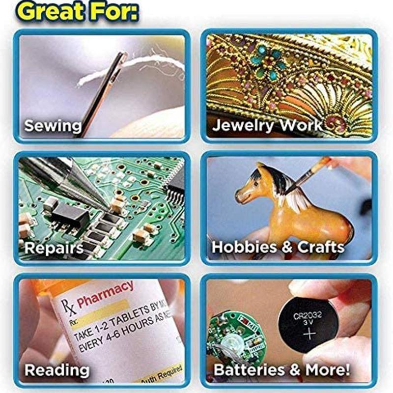 Illuminated Magnifying Reading Glasses