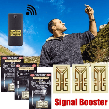 Improved Mobile Signal Enhancer Sticker - Luxicro