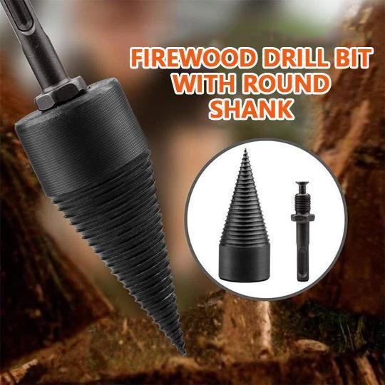 Heavy Duty Wood Drill Bit with Round Shank - Luxicro