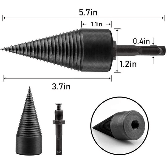 Heavy Duty Wood Drill Bit with Round Shank