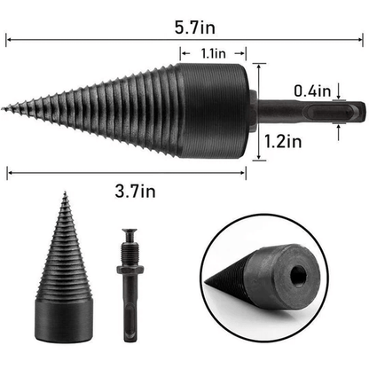 Heavy Duty Wood Drill Bit with Round Shank