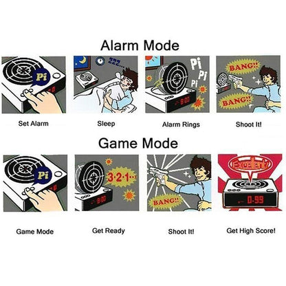 Tactical Shooting Range Alarm Clock